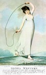 1800 image, Wikimedia Commons: "SOPHIA WESTERN: Adorned with all the charms in which Nature can array her, bedecked with beauty, youth, sprightliness, innocence, modesty and tenderness, breathing sweetness from her rosy lips and darting brightness from her sparkling eyes, the lovely Sophia comes!"