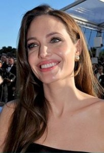 Angelina Jolie at Cannes in 2011 (Wikimedia Commons, attribution: Georges Biard) 