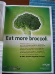 Mars Chocolate Company Advertises With Broccoli